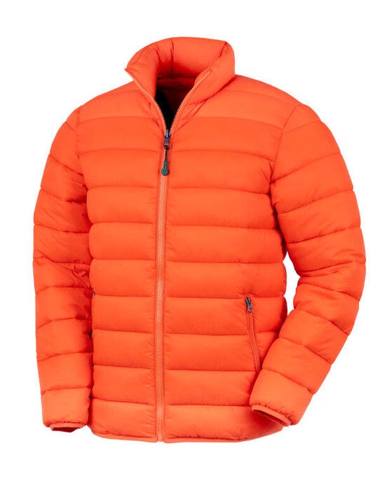 Result Recycled R920X 3in1 Padded Jacket - Orange/Navy