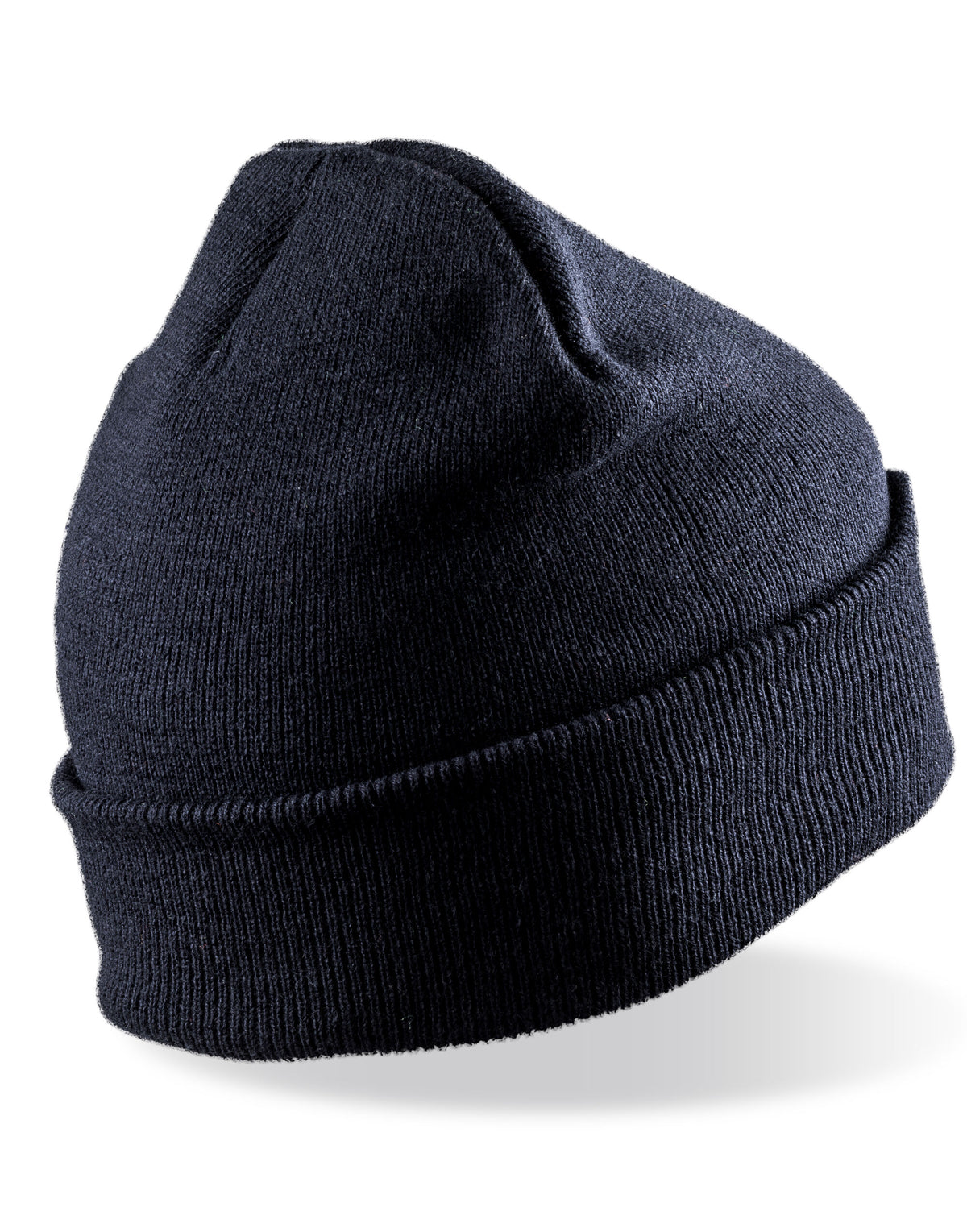Result Winter Essentials RC027X Result Winter Double Knit Printer Beanie - Navy