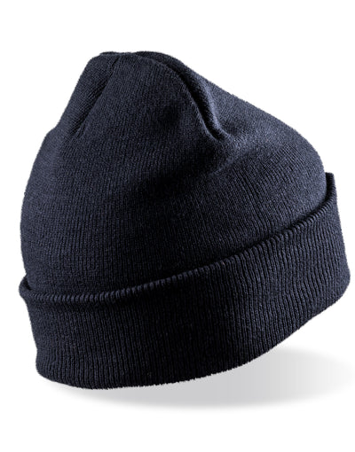 Result Winter Essentials RC027X Result Winter Double Knit Printer Beanie - Navy