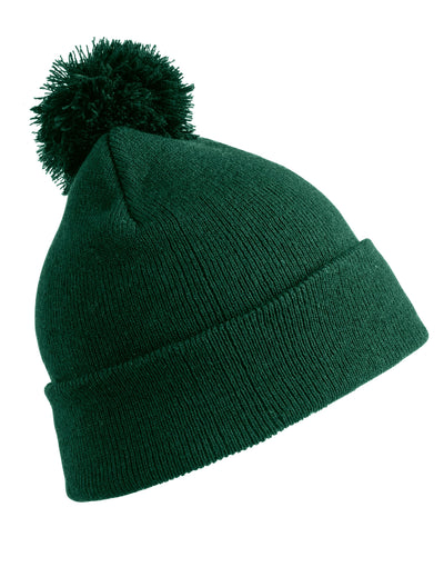 Result Winter Essentials RC028X Pom Pom Beanie - Bottle Green