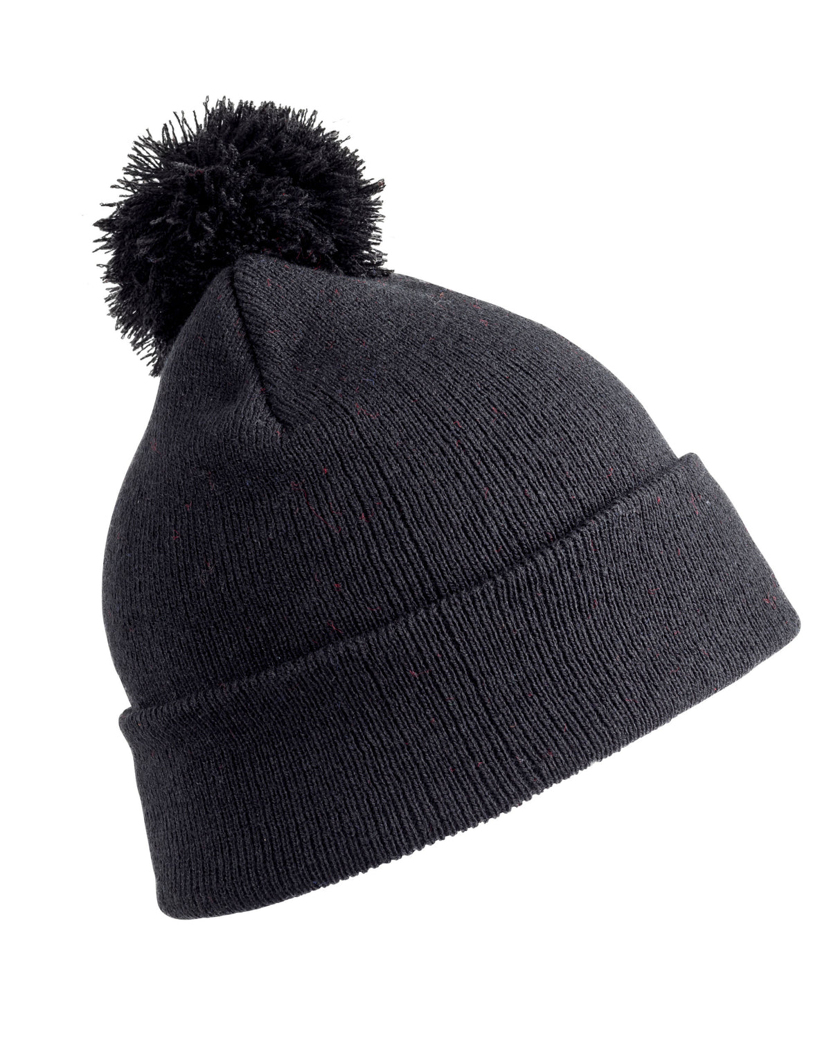 Result Winter Essentials RC028X Pom Pom Beanie - Black