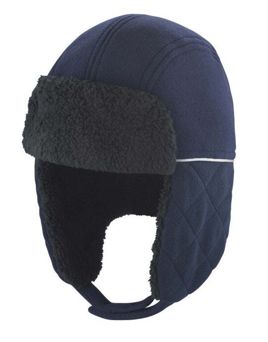 Result Winter Essentials RC032X Result Winter Ocean Trapper Hat - Navy/Black