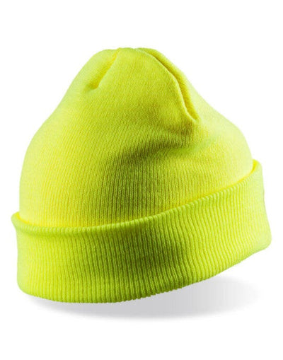 Result Winter Essentials RC034X Result Winter Thinsulate Printers Beanie - Fluoresent Yellow