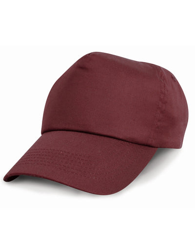 Result Headwear RC05 Result Cotton Cap - Burgundy