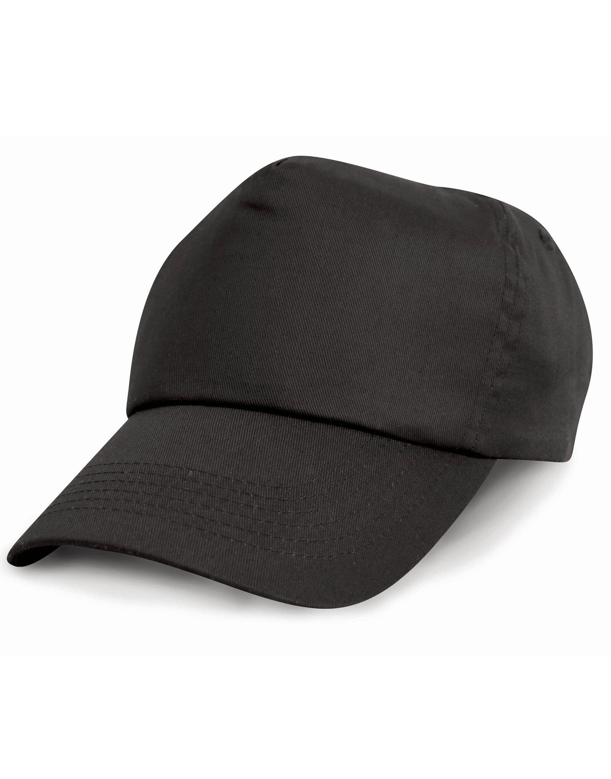 Result Headwear RC05J Result Junior Cotton Cap - Black
