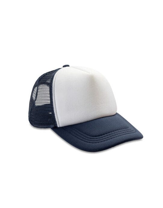 Result Headwear RC089X Detroit 1/2 Mesh Trucker - Navy/White
