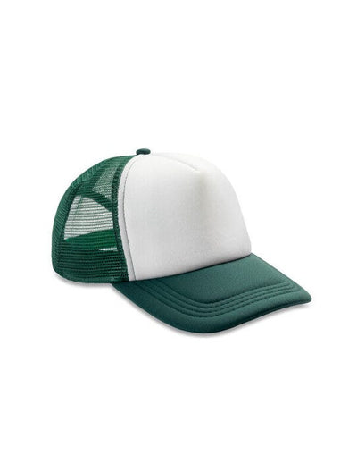Result Headwear RC089X Detroit 1/2 Mesh Trucker - Bottle Green/ White