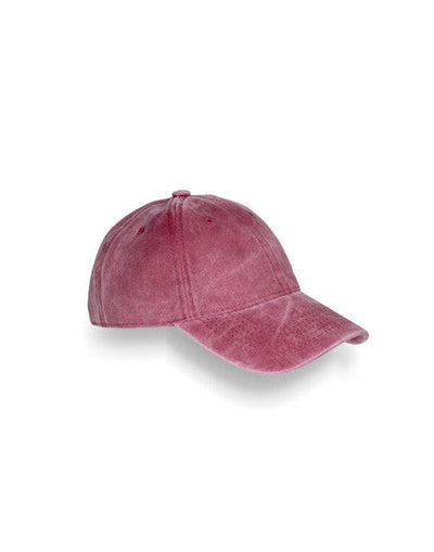 Result Headwear RC092X Core Pure Cotton Vin Cap - Vintage Red