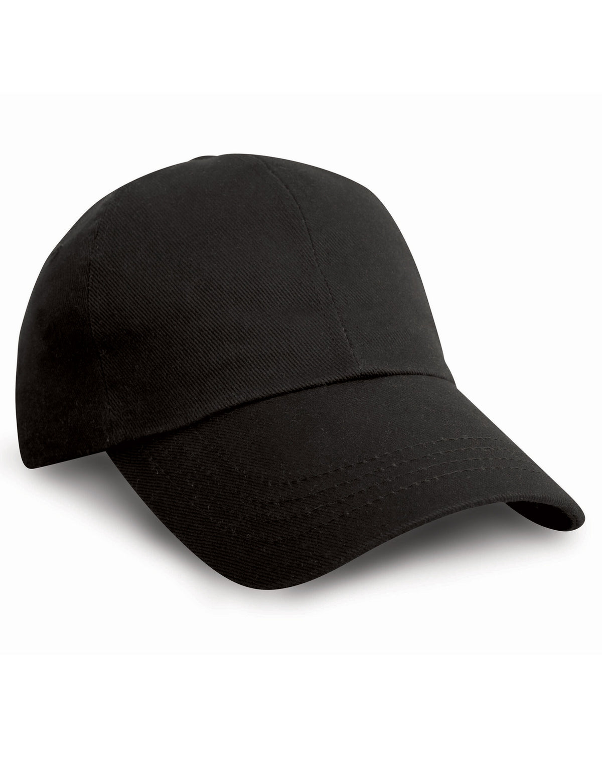 Result Headwear RC10 Result Heavy Cotton Pro-Style Cap - Black
