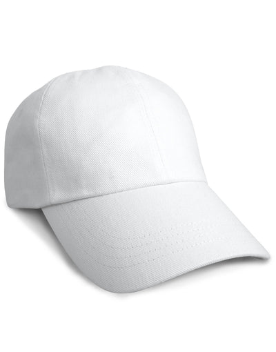 Result Headwear RC10 Result Heavy Cotton Pro-Style Cap - White