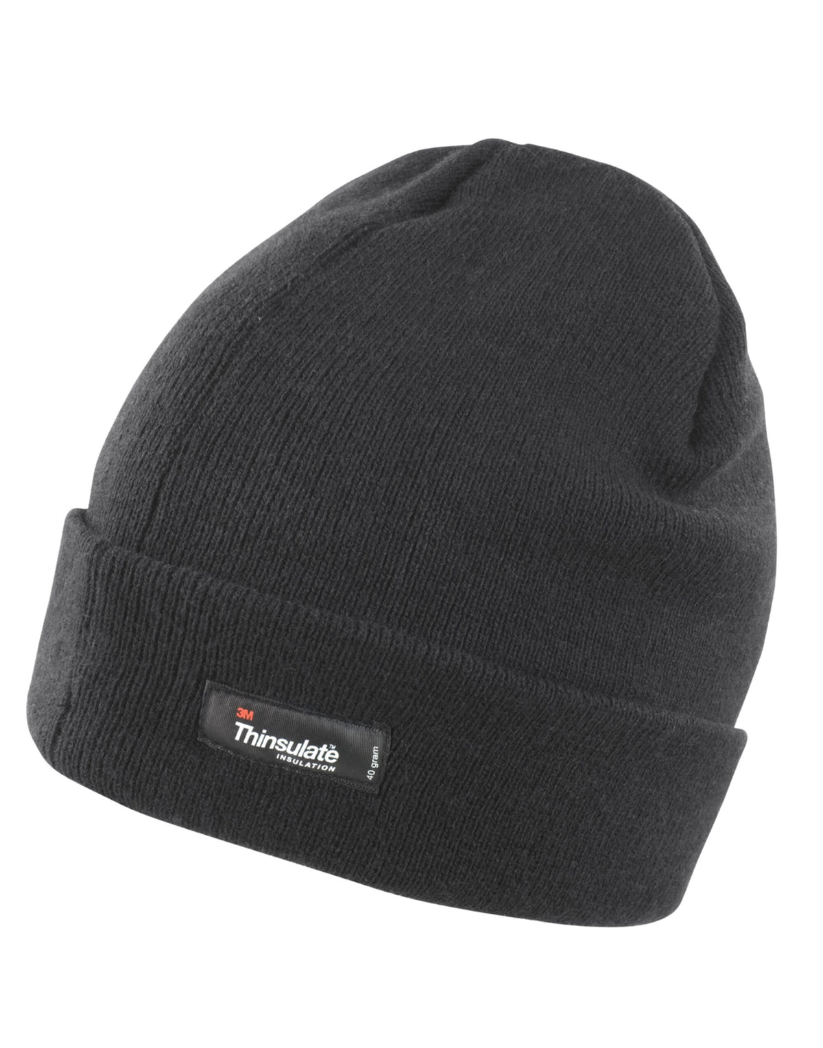 Result Winter Essentials RC133X Result Winter Lightweight Thinsulate Hat - Black