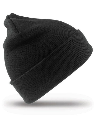 Result Winter Essentials RC29 Woolly Ski Hat - Black