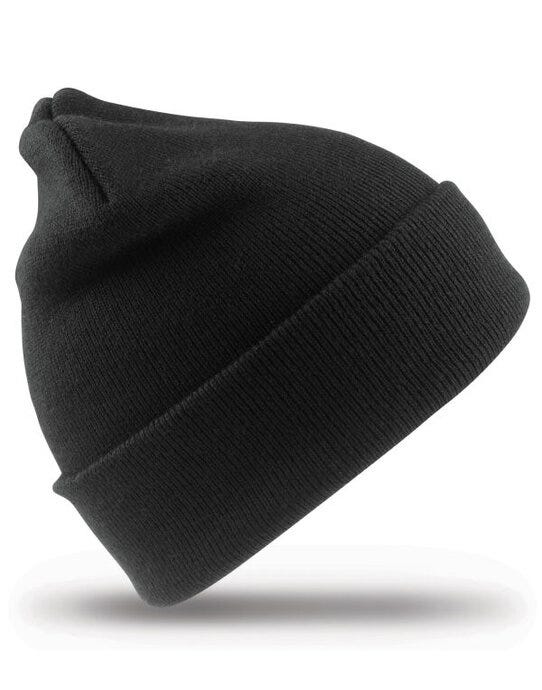 Result Winter Essentials RC29J Result Winter Junior Woolly Ski Hat - Black