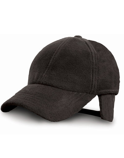 Result Winter Essentials RC36 Result Winter Polartherm Fleece Cap - Black