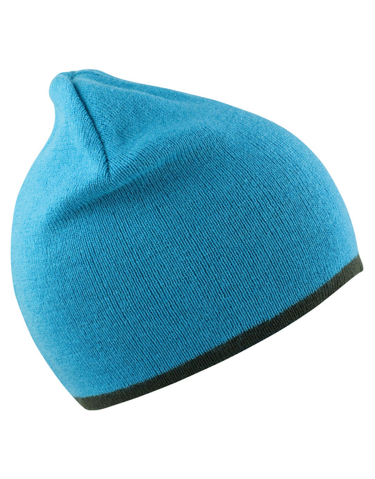 Result Winter Essentials RC46 Result Winter Reversible Fashion Fit Hat - Aqua/Grey