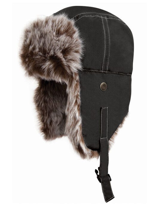 Result Winter Essentials RC56 Result Winter Classic Sherpa Hat - Jet Black