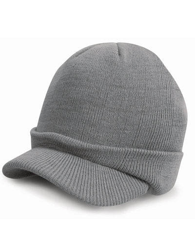 Result Winter Essentials RC60 Result Winter Esco Army Knitted Hat - Cool Grey