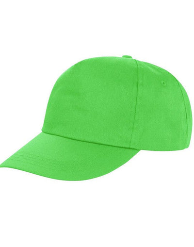 Result Core RC80X Houston 5 Panel Printers Cap - Lime