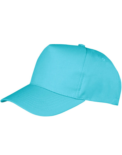 Result Core RC84X Boston 5 Panel Printers Cap - Aqua