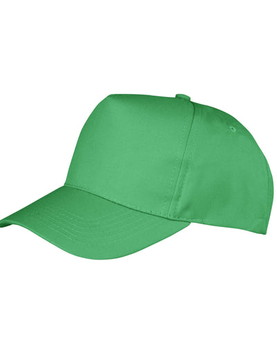 Result Core RC84X Boston 5 Panel Printers Cap - Apple Green
