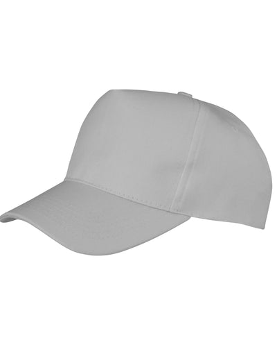 Result Core RC84X Boston 5 Panel Printers Cap - Dove Grey