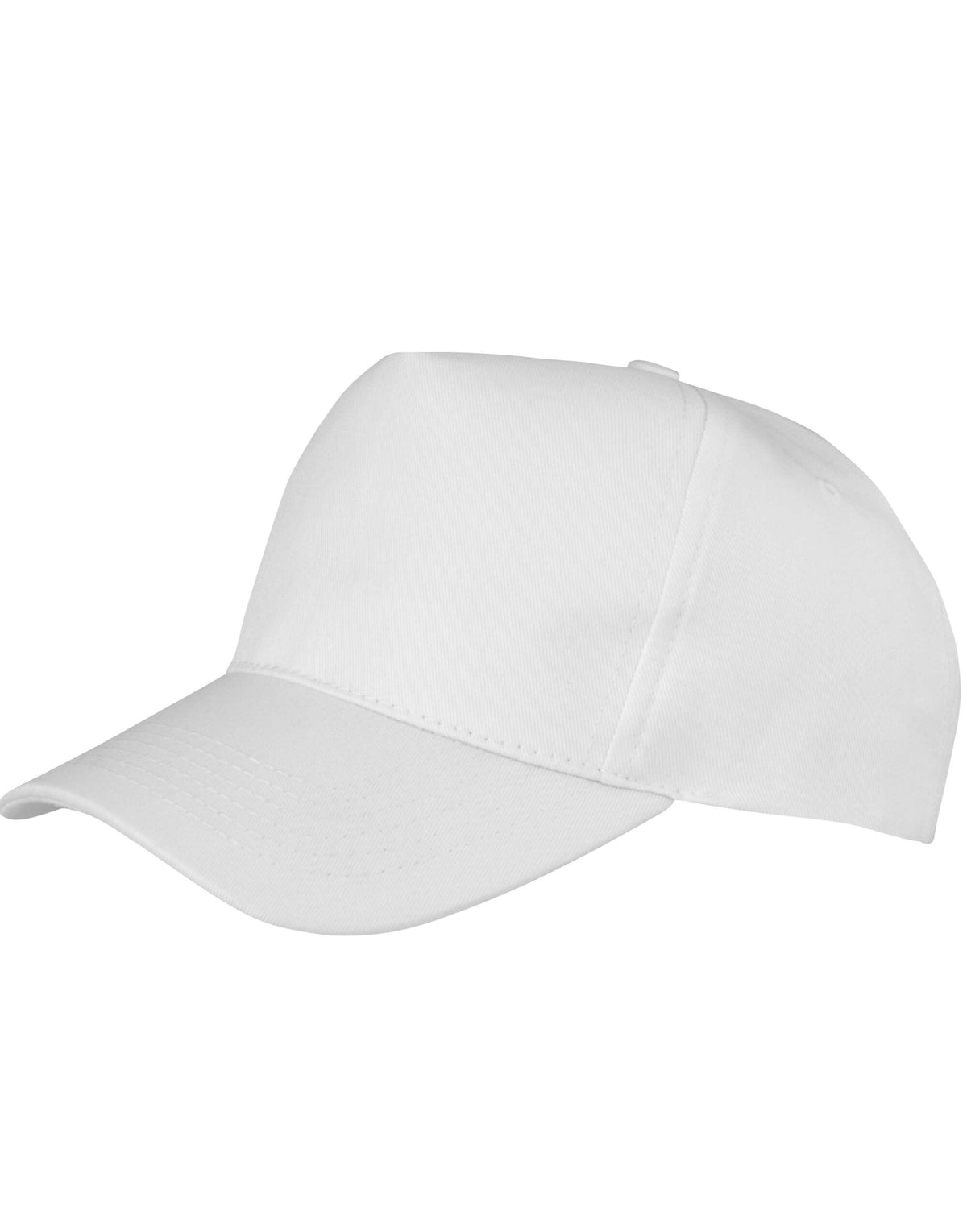 Result Core RC84X Boston 5 Panel Printers Cap - White