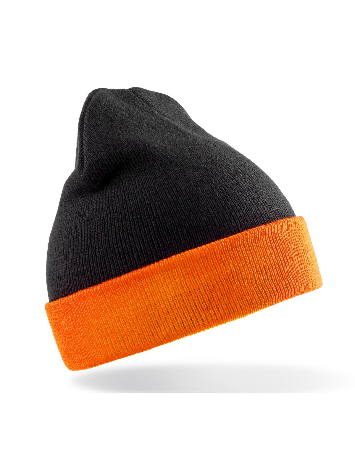 Result Recycled RC930X Black Compass Beanie - Black/Orange