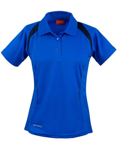Spiro S177F Ladies Team Spirit Polo Shirt - Royal/Navy