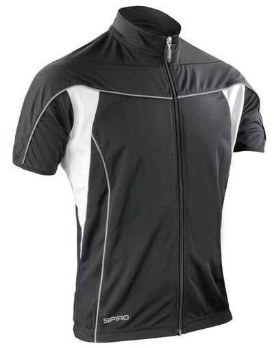 Spiro S188M Mens Bikewear Full Performance Top - Black/White