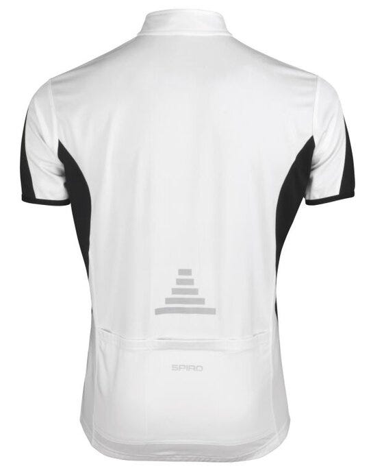 Spiro S188M Mens Bikewear Full Performance Top - White/Black