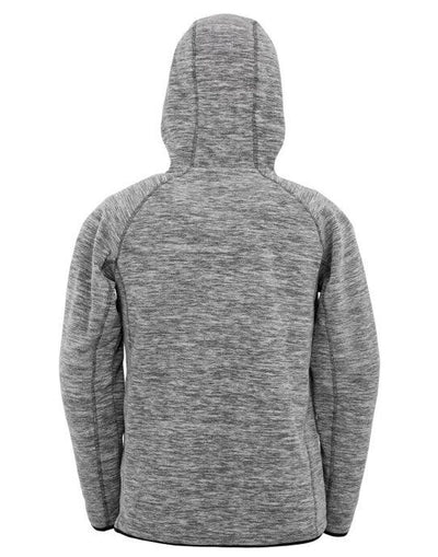 Spiro Fitness S245M Mens Microfleece Hoodie - Grey/Black