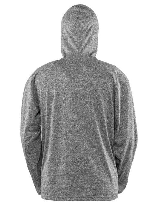 Spiro Fitness S277M Mens Hooded Tee-Jacket - Grey/Black