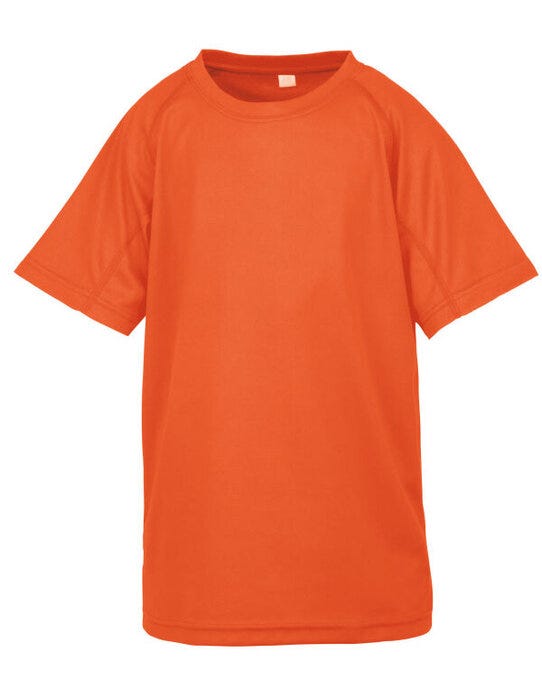 Spiro Impact S287J Junior P'formance Aircool T - Floro Orange