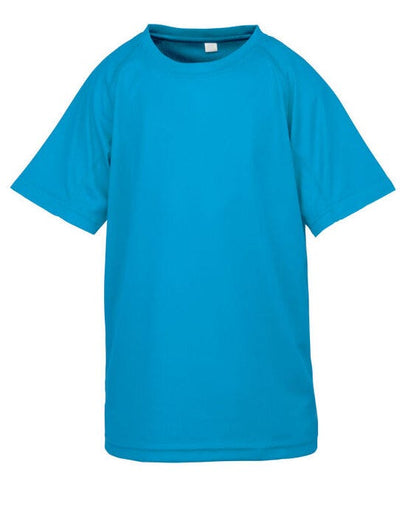 Spiro Impact S287J Junior P'formance Aircool T - Ocean Blue