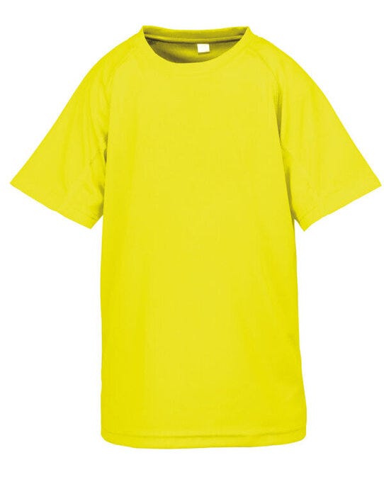 Spiro Impact S287J Junior P'formance Aircool T - Floro Yellow