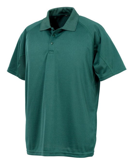 Spiro Impact S288X Performance Aircool Polo - Bottle Green