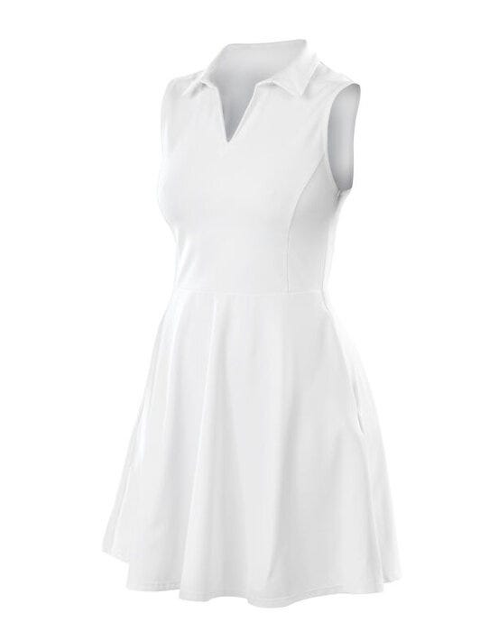 Spiro S799F Recycled Ladies Fitness Dress - White
