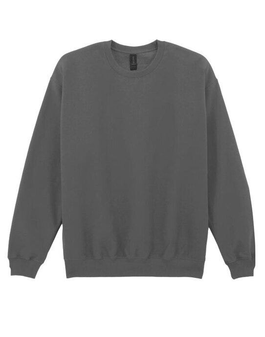 Gildan SF000 Softstyle MidW Fleece Adult Crew - Charcoal