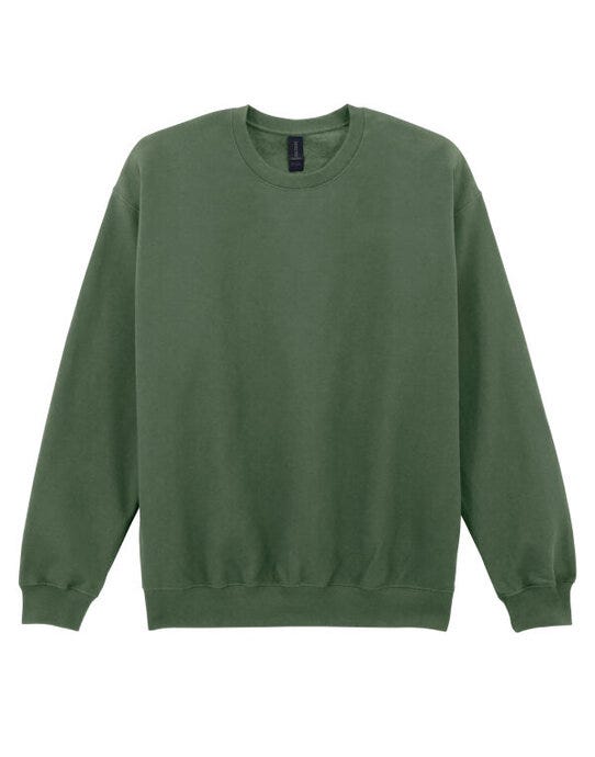 Gildan SF000 Softstyle MidW Fleece Adult Crew - Military Green