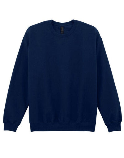 Gildan SF000 Softstyle MidW Fleece Adult Crew - Navy Blue
