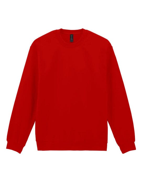 Gildan SF000 Softstyle MidW Fleece Adult Crew - Red