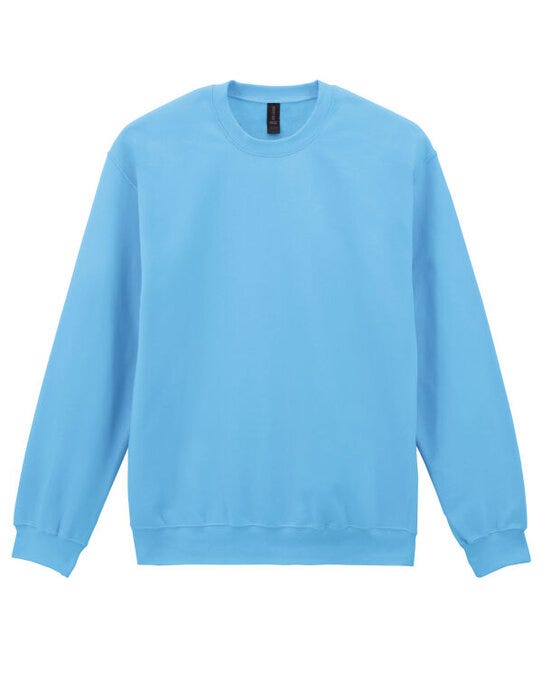 Gildan SF000 Softstyle MidW Fleece Adult Crew - Sky Blue