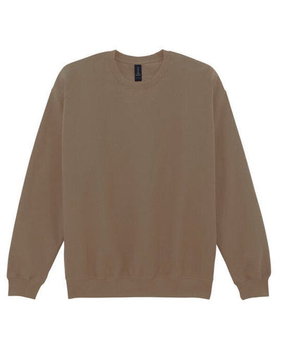Gildan SF000 Softstyle MidW Fleece Adult Crew - Brown Savana