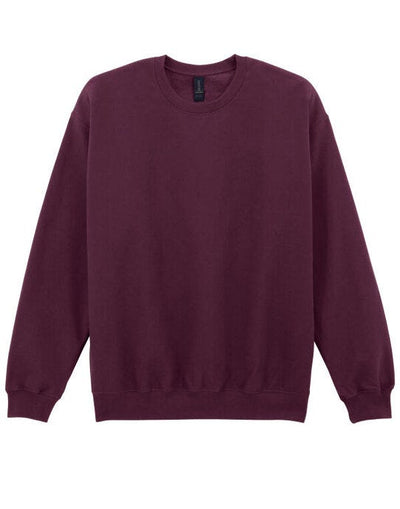 Gildan SF000 Softstyle MidW Fleece Adult Crew - Maroon