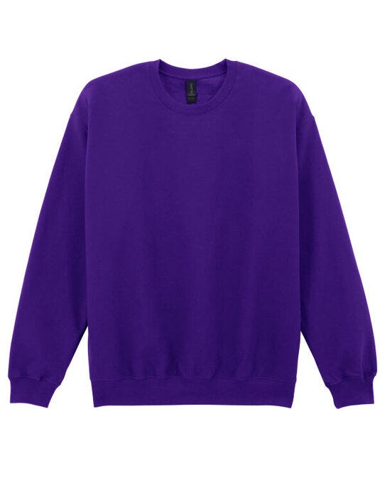Gildan SF000 Softstyle MidW Fleece Adult Crew - Purple