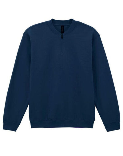 Gildan SF008 Softstyle Midweight 1/4 Zip Sweat - Navy Blue