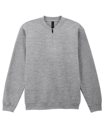 Gildan SF008 Softstyle Midweight 1/4 Zip Sweat - Sport Grey (RS)