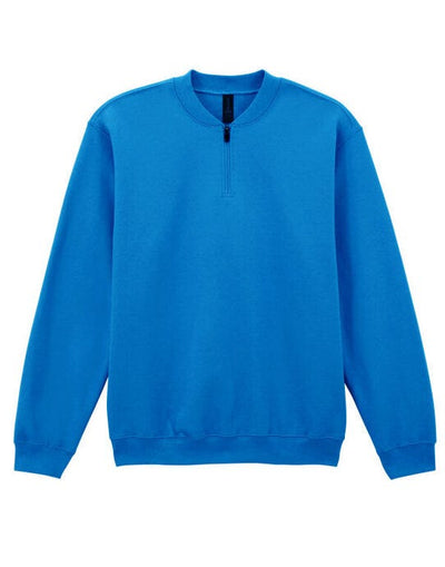 Gildan SF008 Softstyle Midweight 1/4 Zip Sweat - Royal