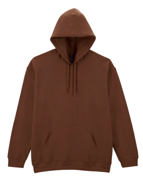 Gildan SF500 Softstyle Midw Fleece Adult Hoody - Cocoa