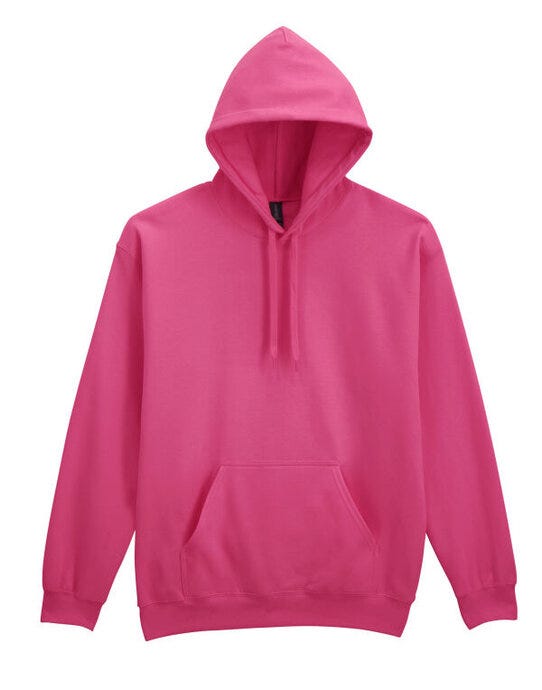 Gildan SF500 Softstyle Midw Fleece Adult Hoody - Pink Lemonade